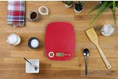 Livoo - DOM354RC - Elektronische keukenweegschaal - Rood - Keukenweegschaal digitaal - Keukenweegschaal rood