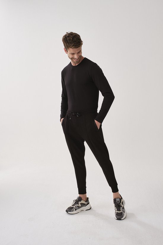 Trainingsbroek bootcamp met contrast streep
