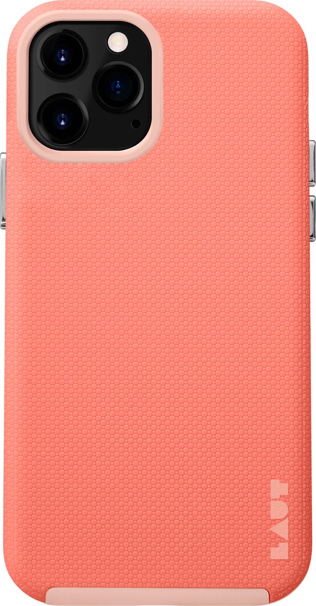 LAUT Shield kunststof hoesje voor iPhone 12 en iPhone 12 Pro - roze