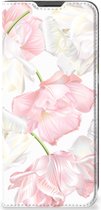 Stand Case Hoesje Cadeau voor Mama OnePlus 10 Pro Smart Cover Mooie Bloemen