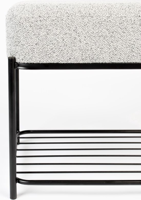 Tabouret Feliz Style de vie Milou - Carré - Grijs