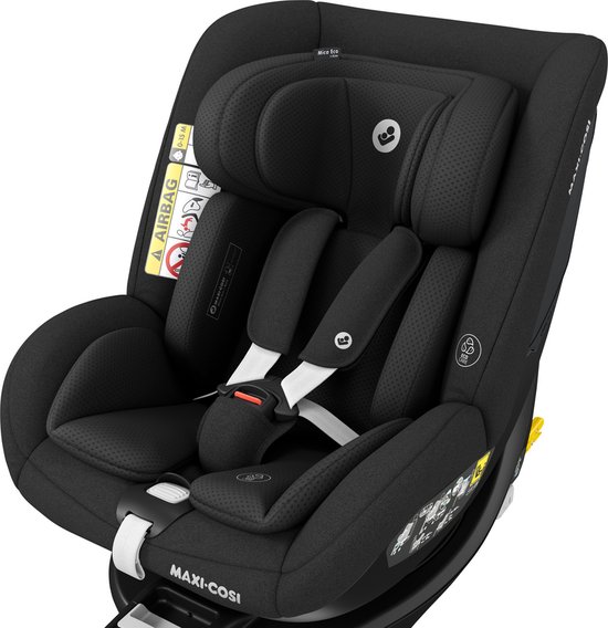 Maxi-Cosi Mica Eco i-Size Autostoel inlay - Inlay vanaf de geboorte - Black van Maxi-Cosi — afbeelding 2