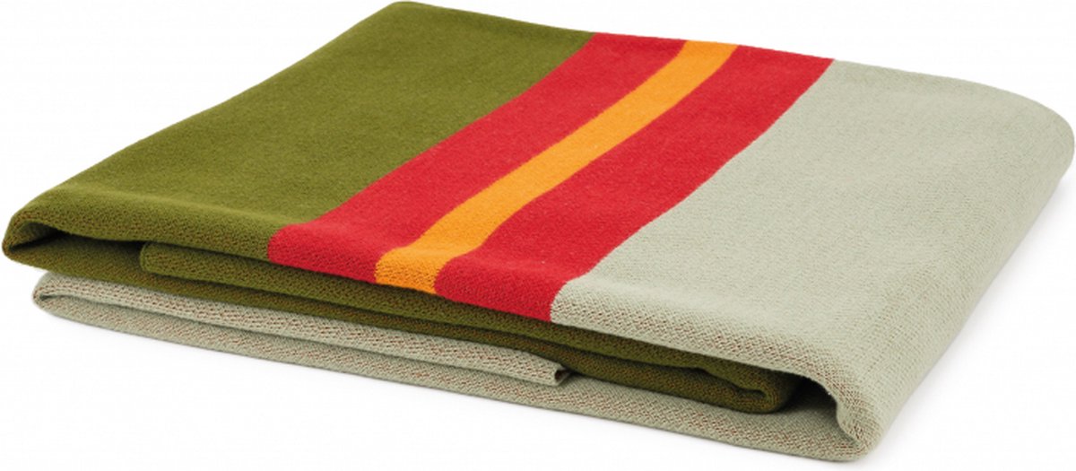 Remember Knitted Cotton Blanket - Basil