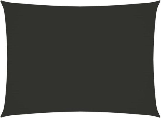 vidaXL Parasol Rectangulaire 3x5 m Tissu Oxford Anthracite