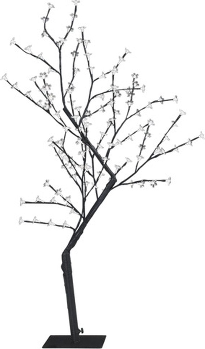 vidaXL Kerstboom 128 LED's warmwit licht kersenbloesem 120 cm