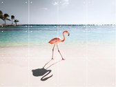 IXXI Pink Paradise - Wanddecoratie - Zomer - 80 x 60 cm
