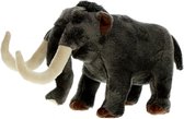 Pluche mammoet grijs knuffel 33 cm - Knuffeldieren - Speelgoed voor kind