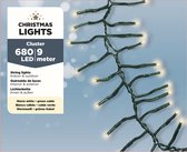 Éclairage groupé extérieur blanc chaud 680 lumières - Eclairage de Éclairage de Noël - Eclairage d'arbre / Guirlande lumineuse guirlande