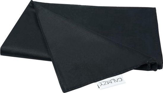 Calmzy Superior Chill - Duvet cover - Verzwaringsdeken hoes - 150 x 200 cm - Luchtig - Ademend - Zwart