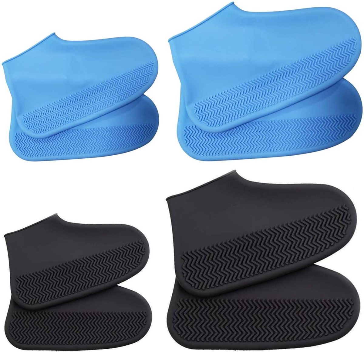 Waterdichte Overschoenen ,4 STUKS ,Herbruikbare antislip