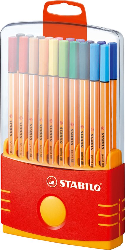 Stabilo Fine Writer Point 88 20 pièces