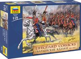 1:72 Zvezda 8018 Lifeguard Cossacks Napoleonic Wars Plastic Modelbouwpakket