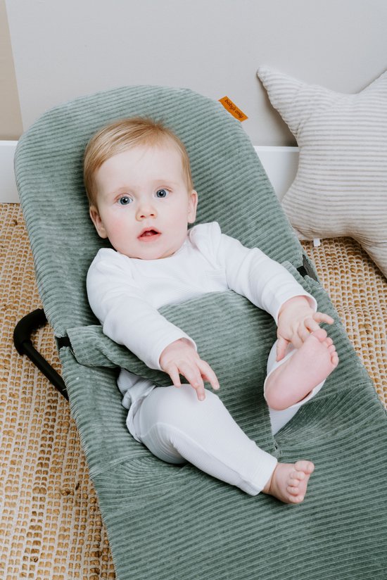 Baby's Only Wipstoelhoes Sense - Zeegroen - Geschikt voor BabyBjörn wipstoel - Mimi wipstoel - Q-Bouncer van Baby's Only — afbeelding 3