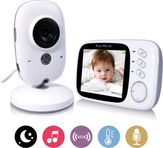 Babyfoon Babyphone avec caméra - Babyphone vidéo 3,2 pouces