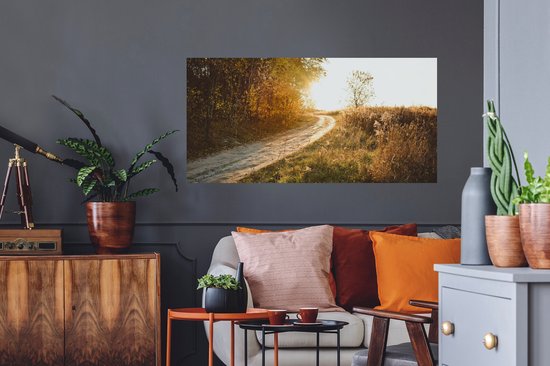 Muurstickers - Sticker Folie - Pad - Natuur - Boom - 120x60 cm - Plakfolie - Muurstickers Kinderkamer - Zelfklevend Behang - Zelfklevend behangpapier - Stickerfolie