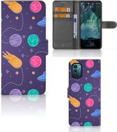 Smartphone Hoesje Nokia G11 | G21 Flip Case Portemonnee Space
