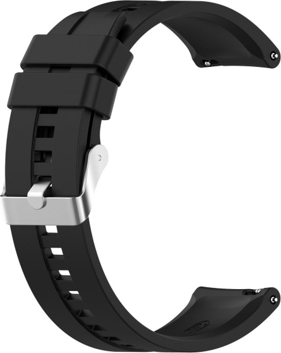 Bracelet en Siliconen (noir), adapté pour Amazfit GTR 2, GTR 2E, GTR 47 mm,  Stratos,... | bol