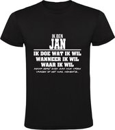 Jan Heren t-shirt | verjaardagkado | verjaardag kado | grappig | jarig | cadeau | Zwart