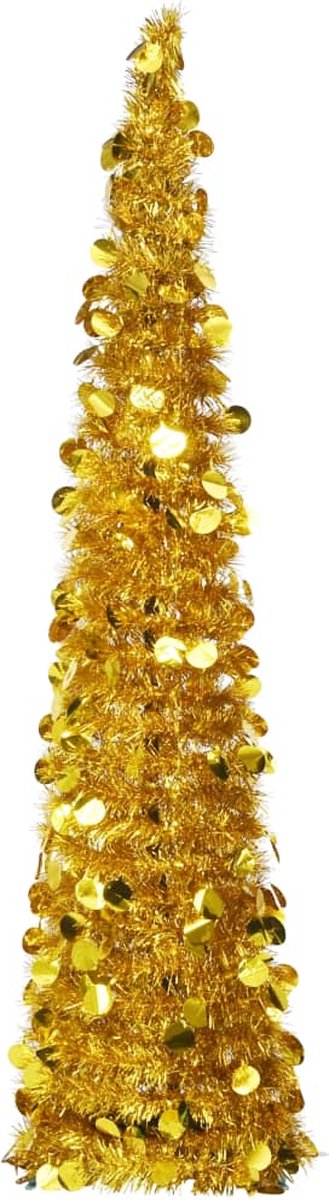 VidaLife Kunstkerstboom pop-up 150 cm PET goudkleurig