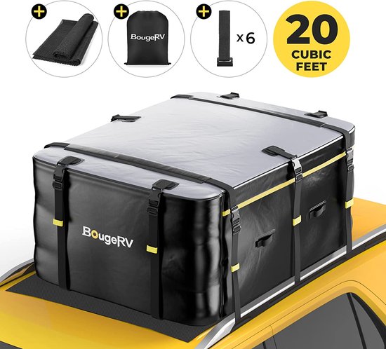 Exxen BougeRV opvouwbare autodakkoffer met antislipmat, 20 kubieke voet  bagagebox,... | bol.com