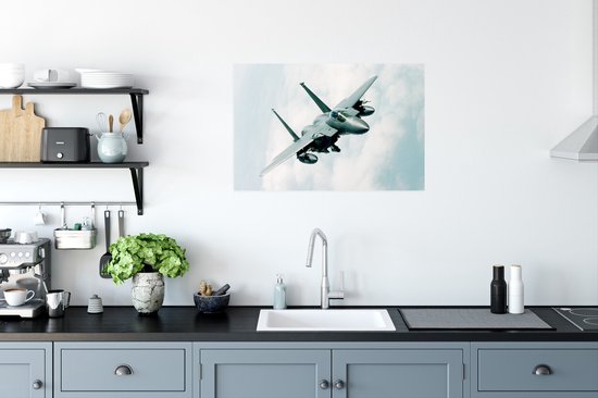 Un jet blanc de la Royal Air Force en Angleterre Poster 60x40 cm - Tirage photo sur Poster (décoration murale salon / chambre)