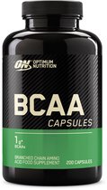 Optimum Nutrition BCAA 1000 - Essentiële Aminozuren - BCAA Capsules - 200 capsules (100 doseringen)