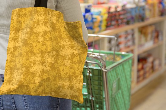 Sac bandoulière - Sac de plage - Shopper Art - Jaune - Symbolisme - Gustav Klimt - 40x40 cm - Sac en coton