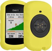 kwmobile hoes voor Garmin Edge 530 - Siliconen beschermhoes voor fietsnavigatie - geel