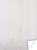 Poster Béton - Mur - Wit - 60x80 cm