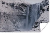 Poster Sneeuw - Berg - Natuur - IJs - 30x20 cm