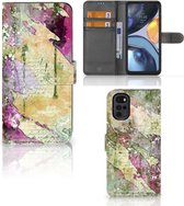 Coque Photo Motorola Moto G22 Coque Téléphone Lettre Peinture