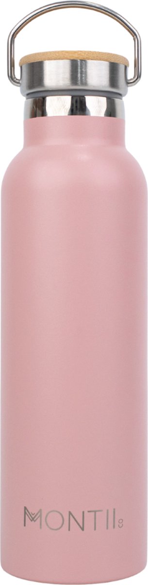 MontiiCo Original thermosfles - dubbelwandig RVS - 600ml - Blossom roze