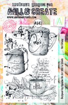 Aall & Create clearstamps A5 - Hot drinks