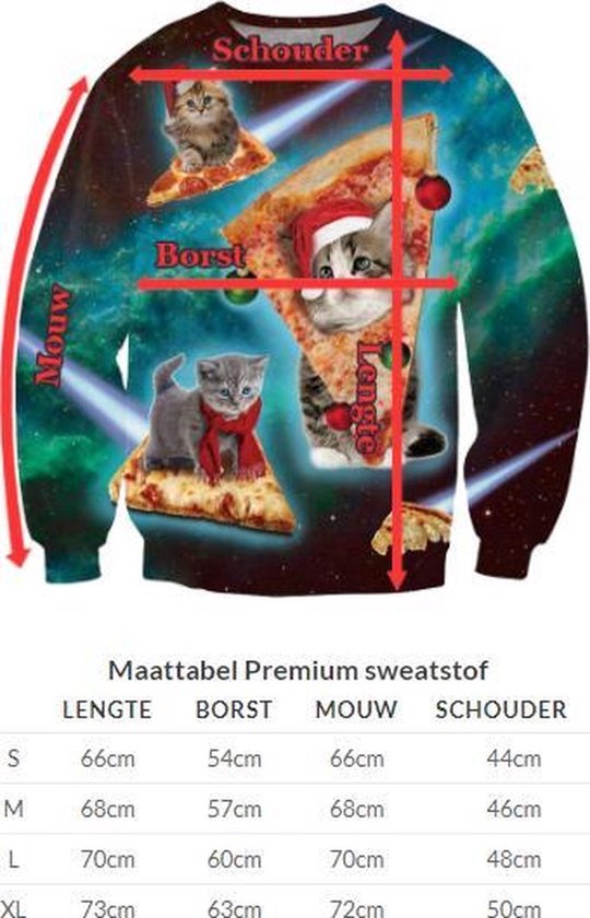 Retro kersttrui met Trex Maat S Foute Kersttrui Superfout