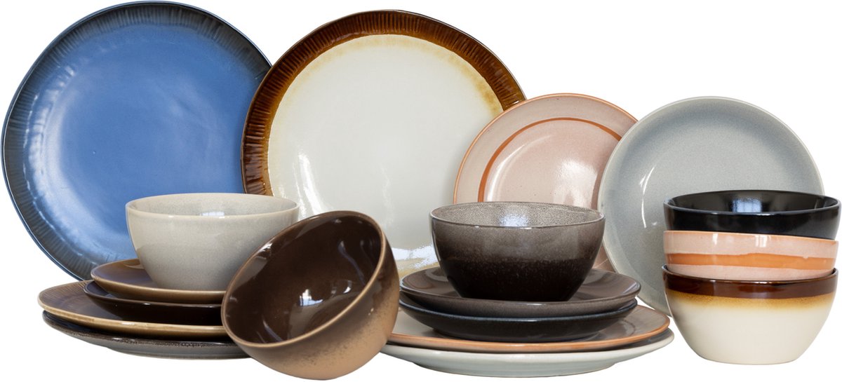 Studio Tavola Serviesset Earth - 6 personen - 18-Delig