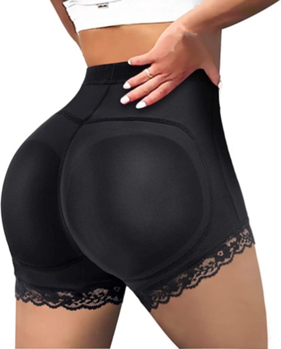 New Age Devi Butt lifter - Buttlifter - Ondergoed - Bil liften - Lingerie - Shapewear - Butt lifter panty - Zwart - XXL - Volle billen