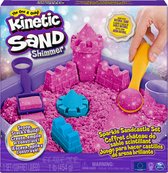 Kinetic Sand Shimmer - Speelzand - Zandkasteelset - Roze - 454g - Sensorisch Speelgoed