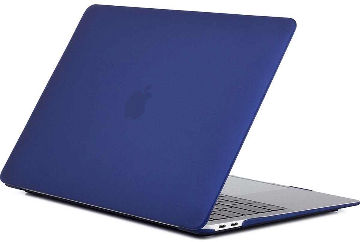 Mobigear Laptophoes geschikt voor Apple MacBook Pro 14 Inch (2021-2024) Hoes Hardshell Laptopcover MacBook Case | Mobigear Matte - Blauw - Model A2442 / A2779 / A2918 / A2992 / A3401