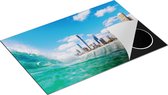 Chefcare Inductie Beschermer Golf aan de Gold Coast - 81,6x52,7 cm - Afdekplaat Inductie - Kookplaat Beschermer - Inductie Mat