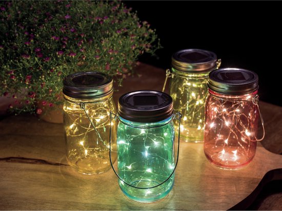 inhoudsopgave vermijden Gorgelen Solar lamp pot met deksel blauw glas 14 cm - Tuinverlichting  Party/feestverlichting | bol.com