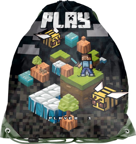 Gaming Gymtas, Play - Zwemtas - 37 x 34 cm - Polyester