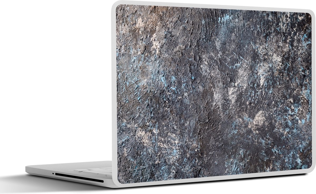 Laptop sticker - 12.3 inch - Industrieel - Beton print - Oud - 30x22cm - Laptopstickers - Laptop skin - Cover