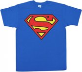 Superman logo t-shirt heren S