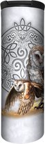 Celtic Owl Magic White Tumbler 500 ml