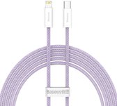 Câble USB-C vers Lightning (MFI) Baseus Dynamic Series - 200 cm. PD-20W, USB 2.0 480Mbps - Violet
