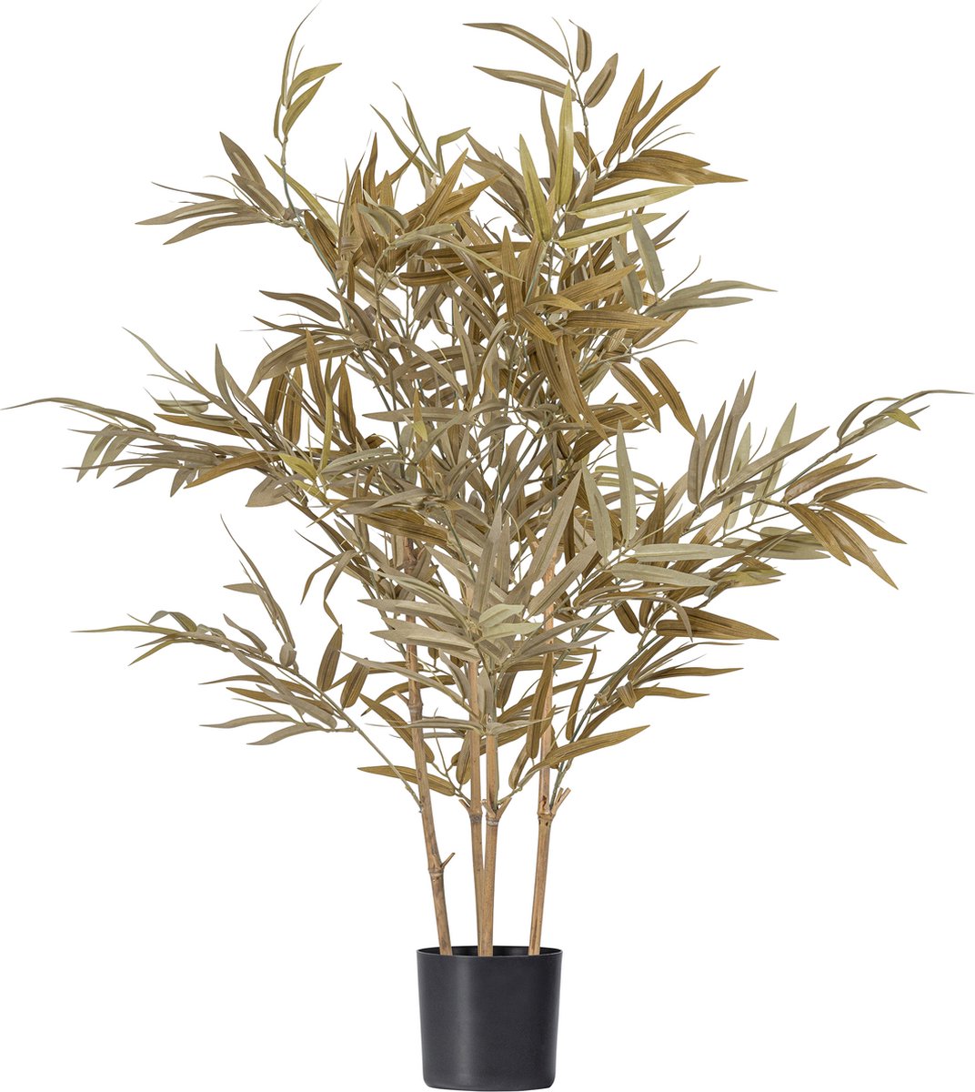 WOOOD Bamboe Kunstplant - Bamboe/Polyester - Natural - 120x74x74