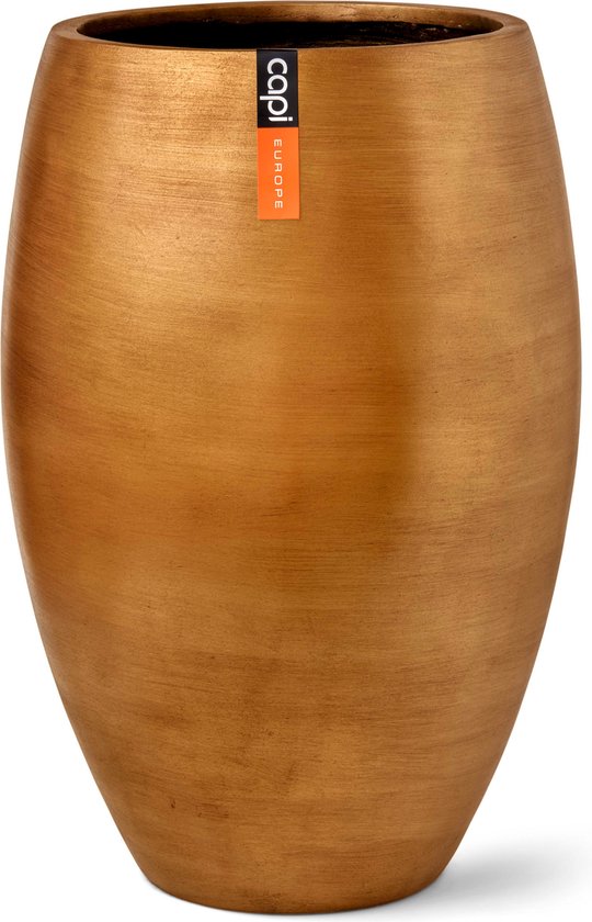 Capi Europe Vaas bol Terrazzo Gold - 30x25 - Goud