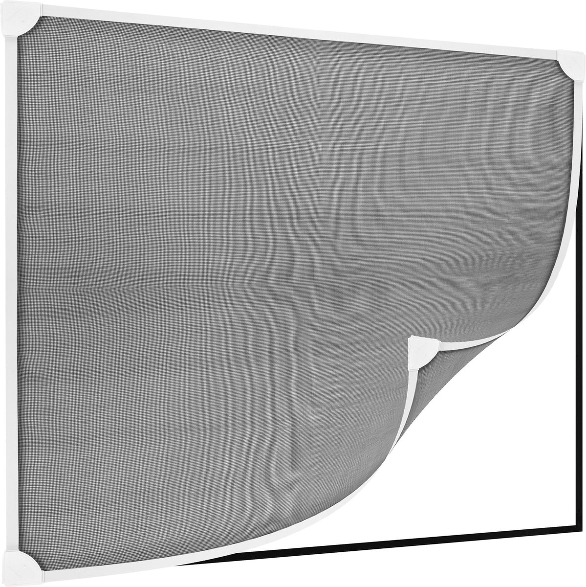 PrimeMatik - Raam klamboe max 120 x 120 cm magnetisch wit flexibel PVC