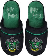 Cinereplicas Harry Potter - Slytherin Slippers - S/M - Zwart/Groen
