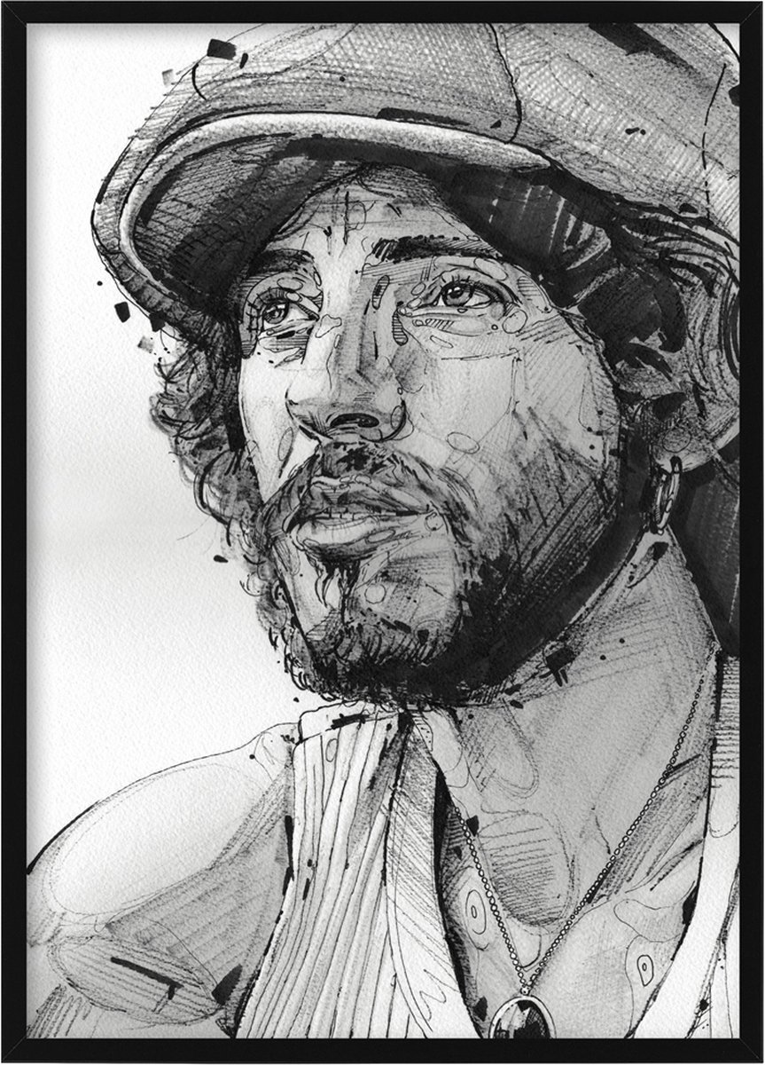 Passionforart.eu Bruce Springsteen - canvas - 70 x 100 cm Full colour